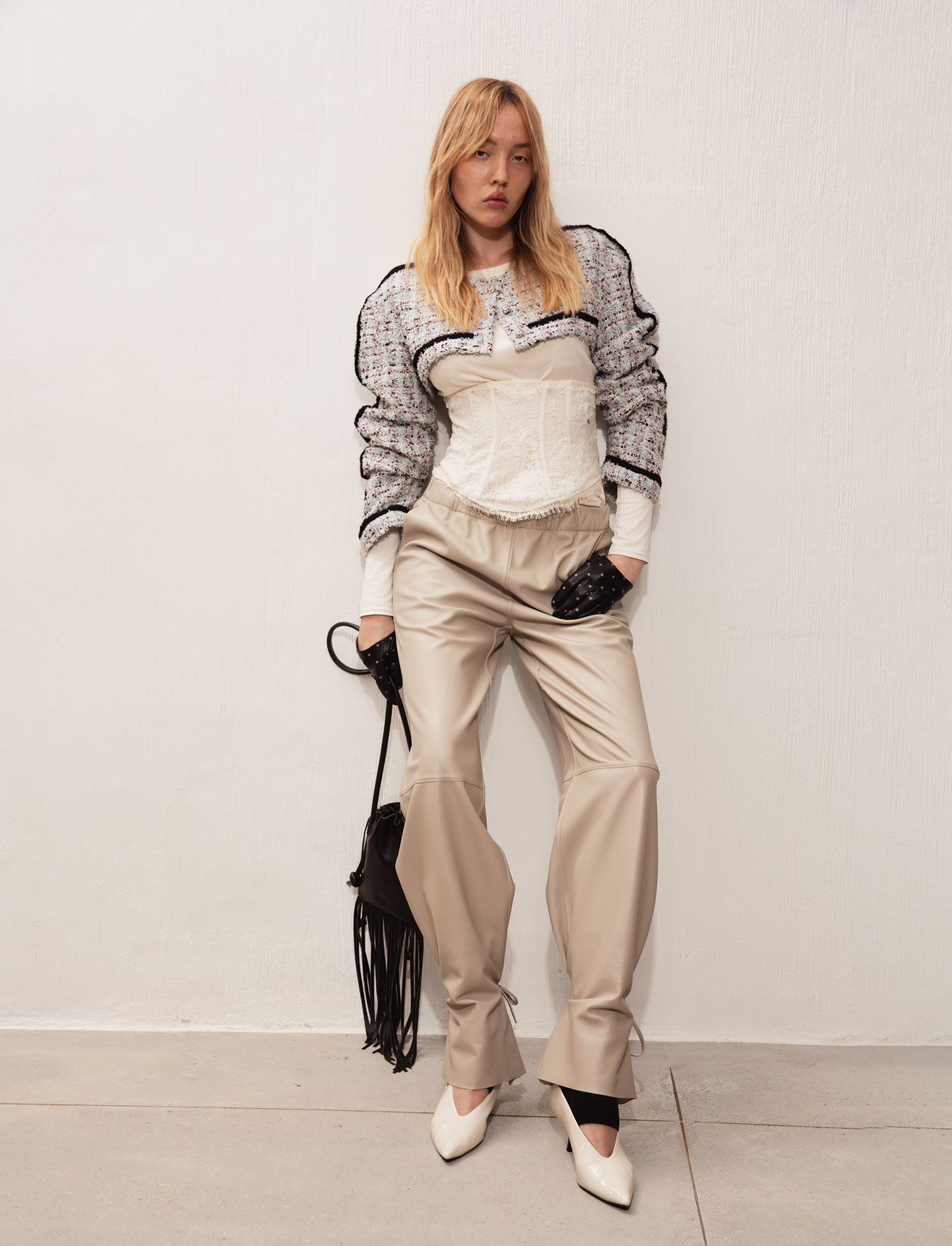 Брюки №2/2 Milky Leather. EX