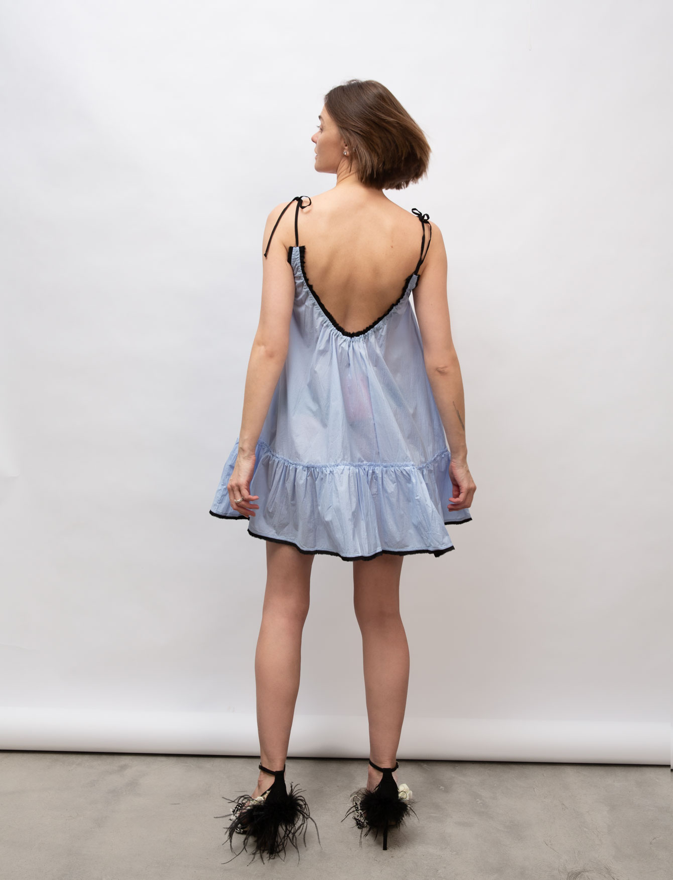 Платье №89 Blue cotton
