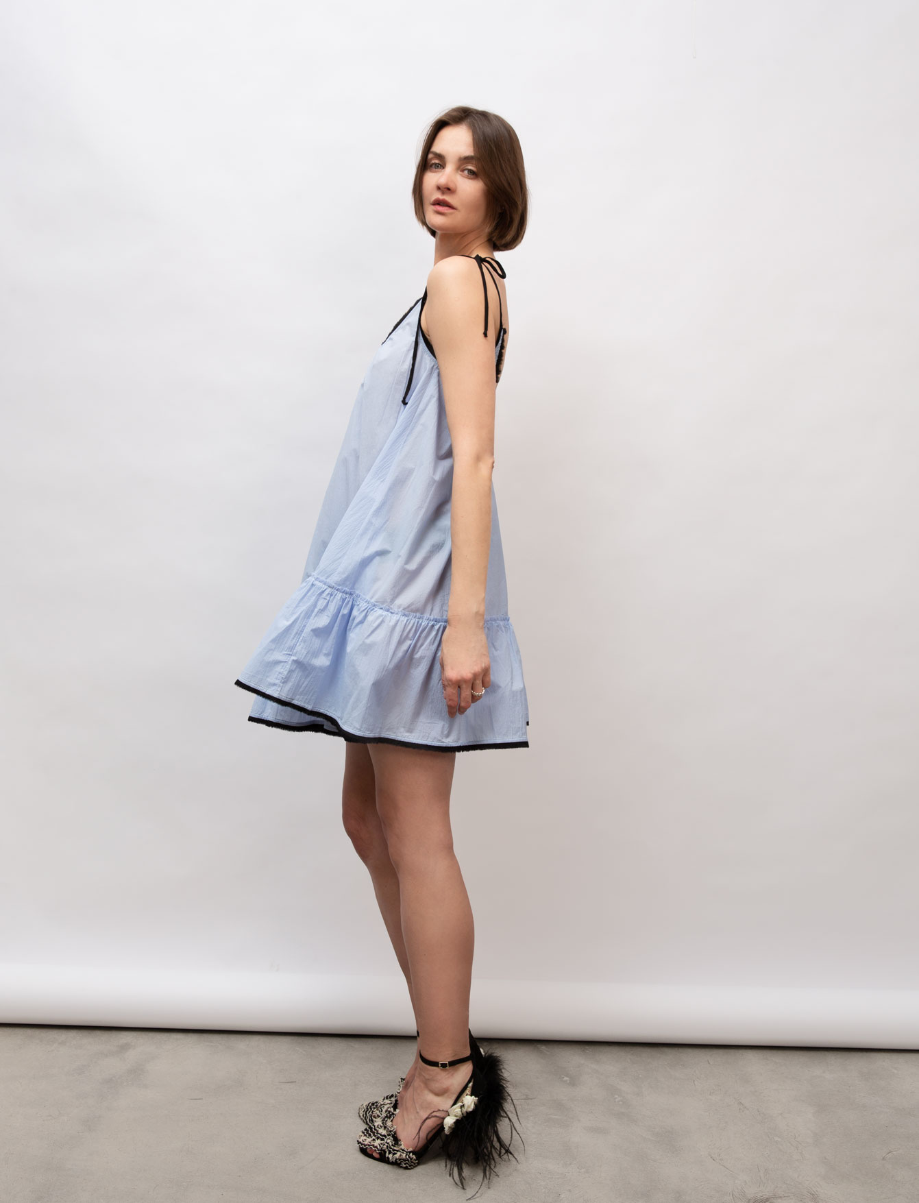 Платье №89 Blue cotton