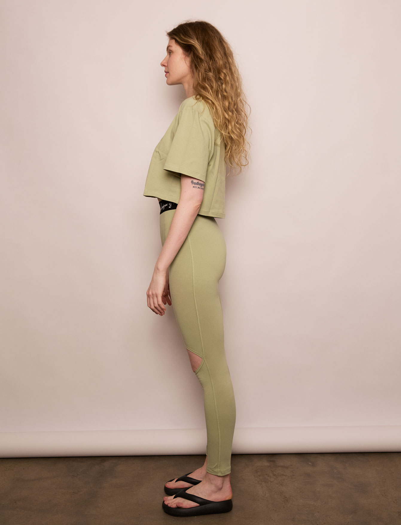 Футболка №15 Crop Green