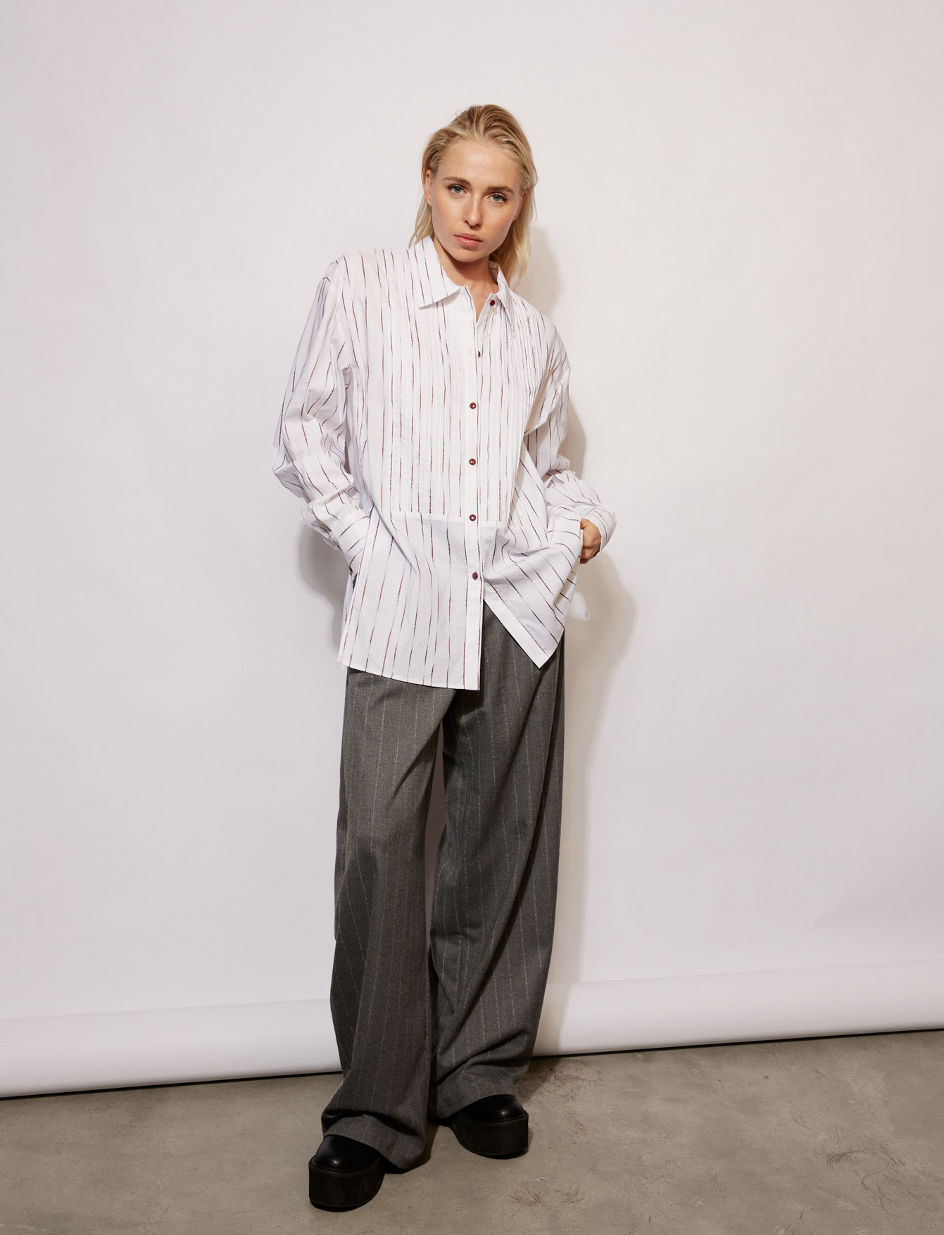 Рубашка №17 Berry Stripe