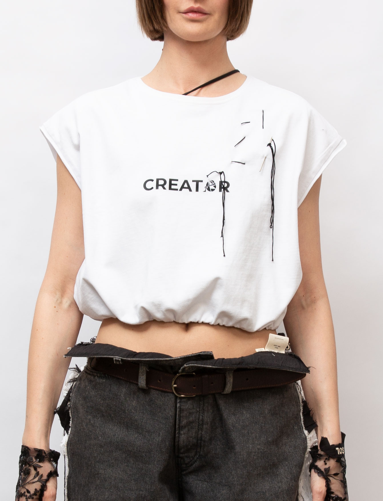 Футболка Автор ("W.Creator") молочная
