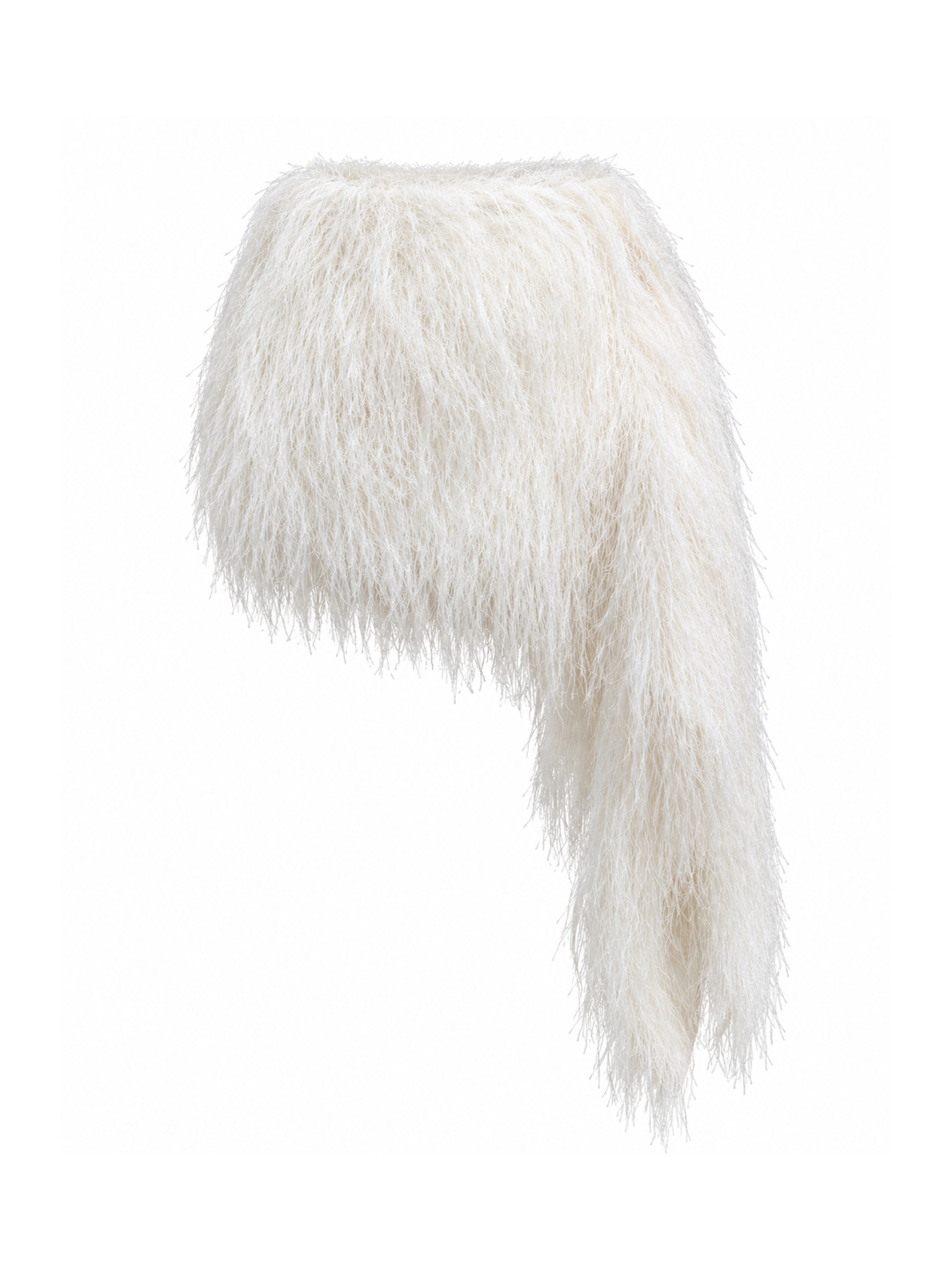 Палантин. Молочный
