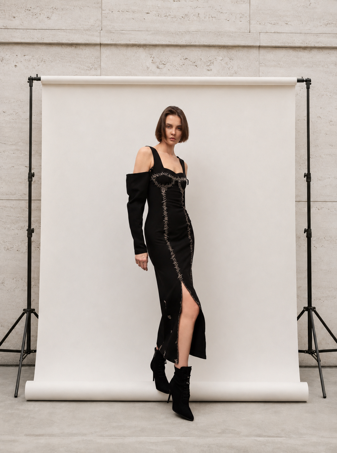 Платье №47 Black Stitch