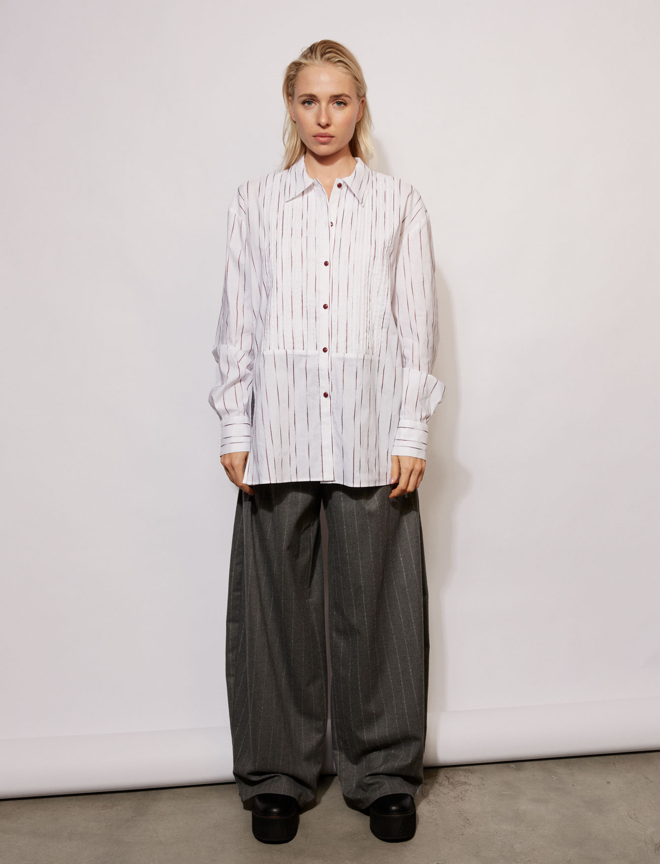 Рубашка №17 Berry Stripe