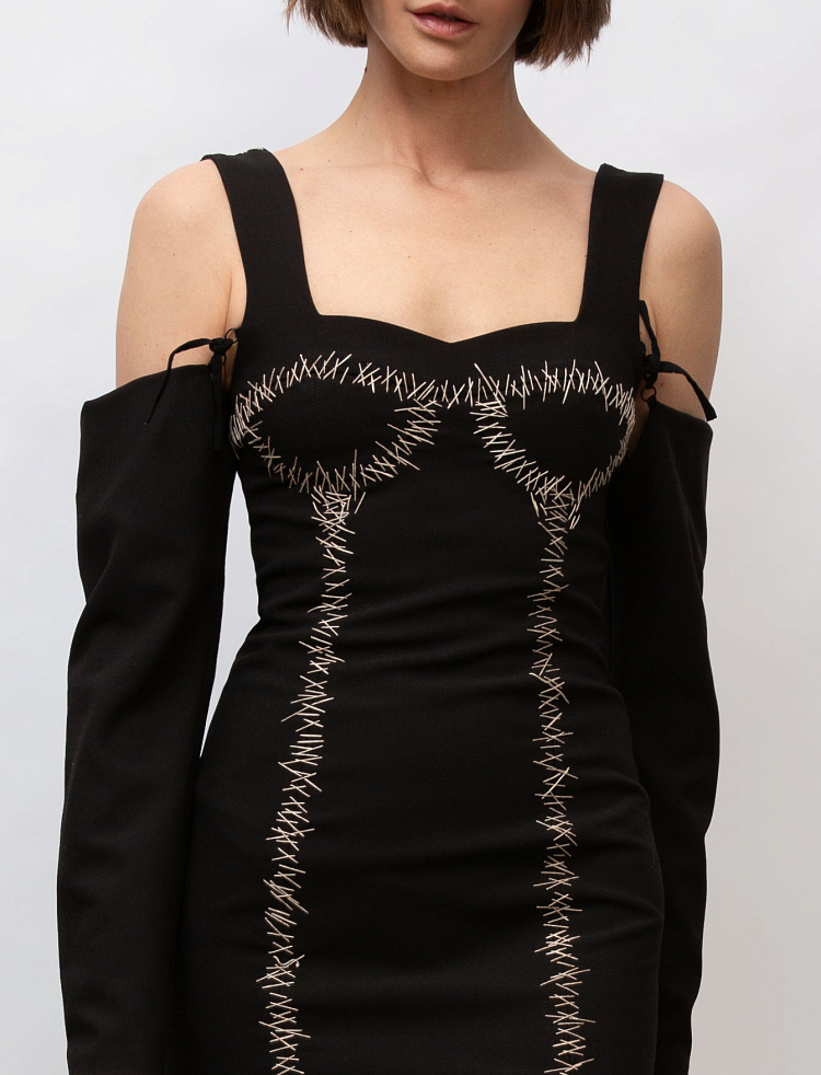 Платье №47 Black Stitch
