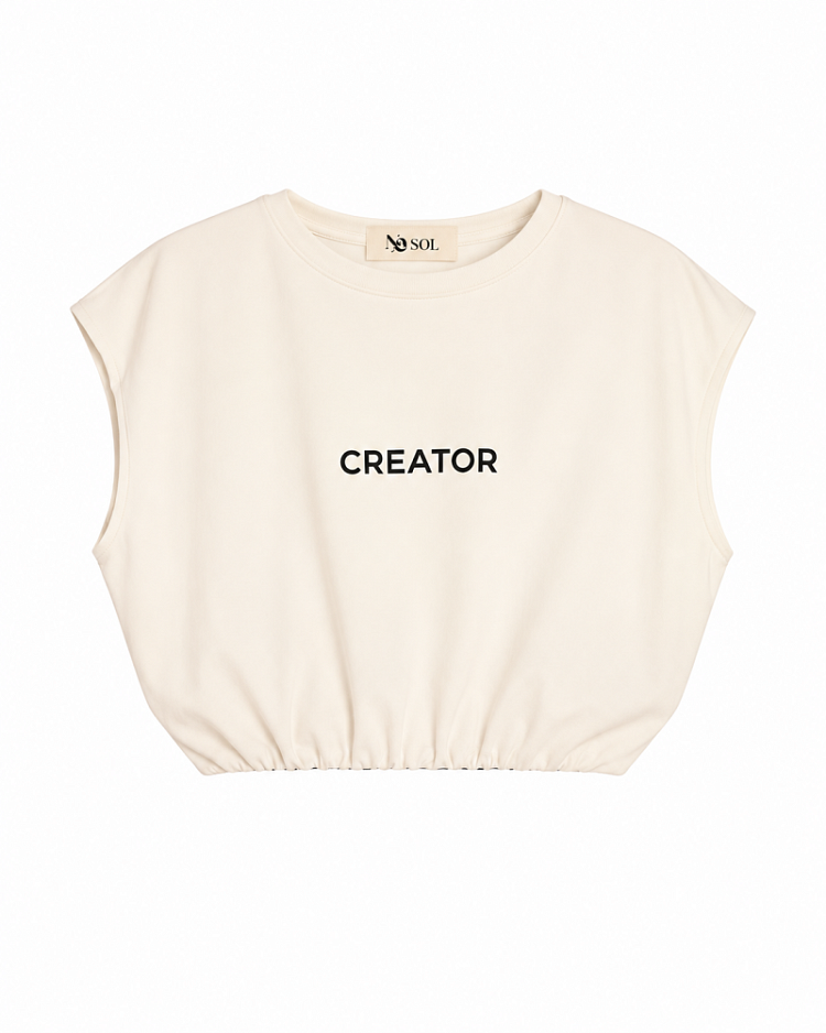 Футболка Автор ("W.Creator") молочная