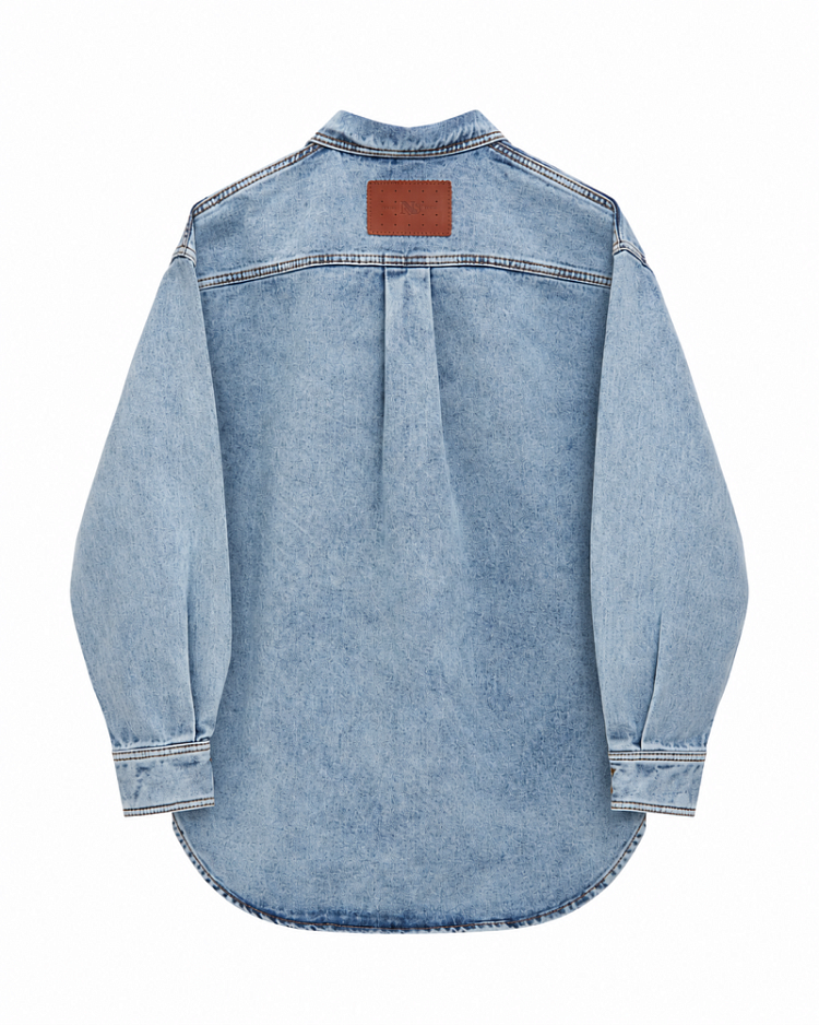 Рубашка Almond Cookie blu