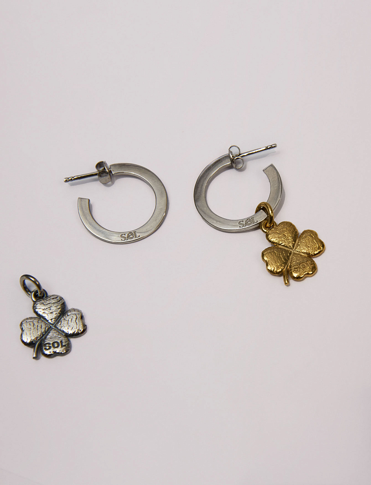 Кулон Lucky Clover S.Black