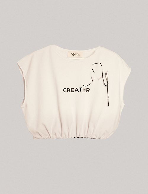 Футболка Автор ("W.Creator") молочная